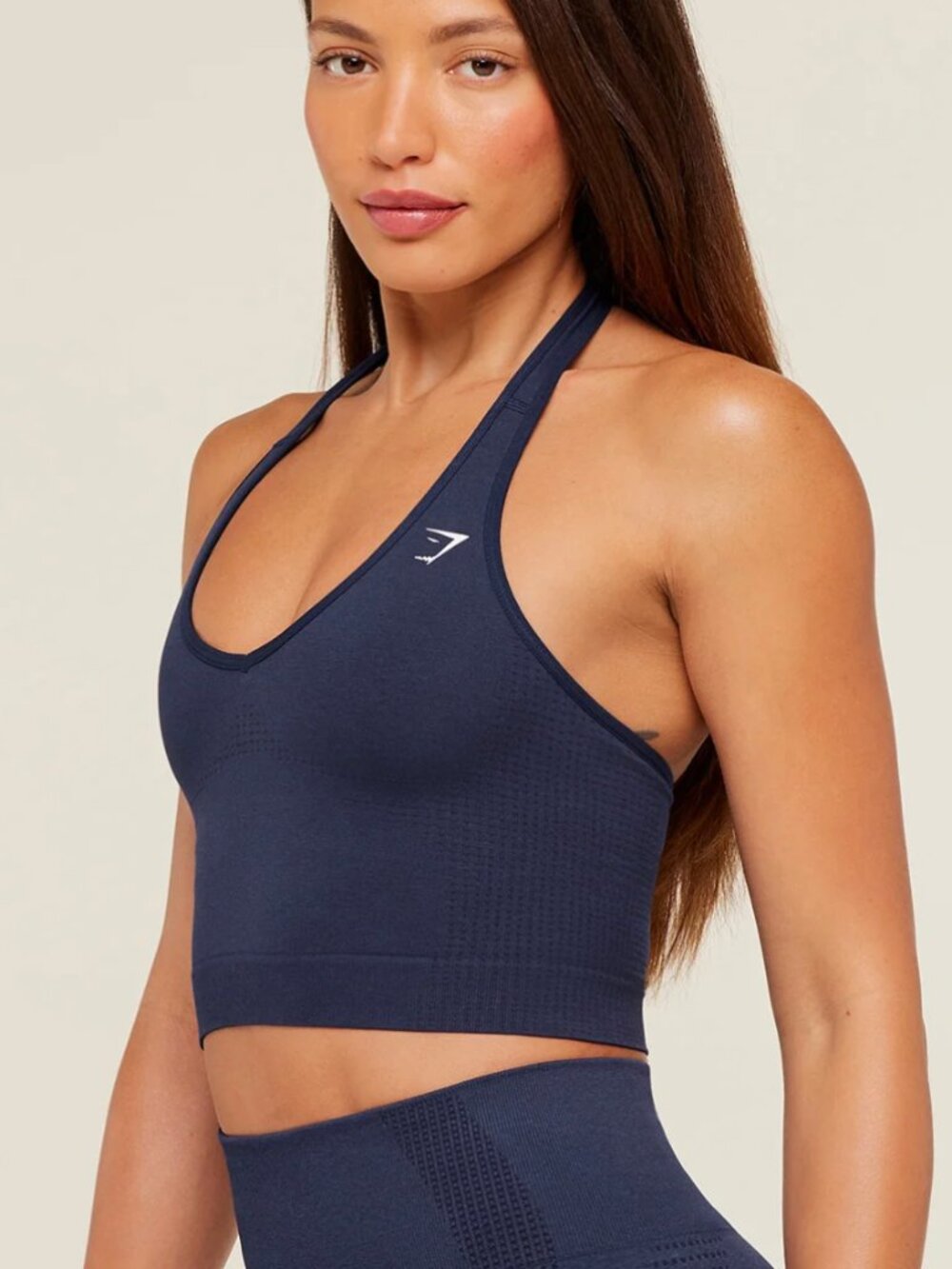 Vital Halter Neck Tank With Shelf